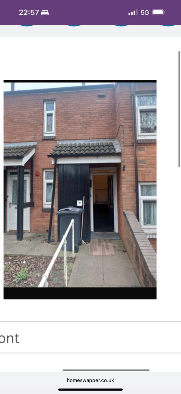 1 bedroom house in Small Heath House Exchange