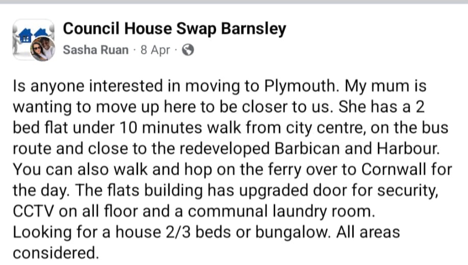 2 bedroom flat in Plymouth House Exchange
